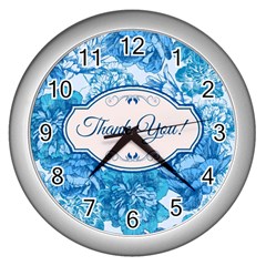 Thank You Wall Clocks (silver)  by BangZart