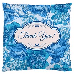 Thank You Large Cushion Case (one Side) by BangZart