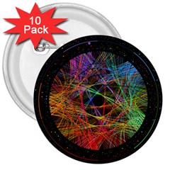 The Art Links Pi 3  Buttons (10 Pack)  by BangZart