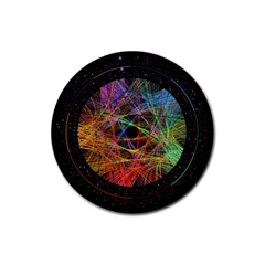 The Art Links Pi Rubber Round Coaster (4 Pack)  by BangZart