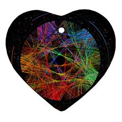 The Art Links Pi Heart Ornament (two Sides) by BangZart