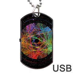 The Art Links Pi Dog Tag Usb Flash (two Sides) by BangZart