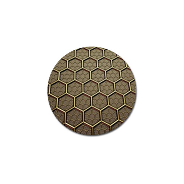 Texture Hexagon Pattern Golf Ball Marker (10 pack)