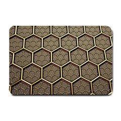 Texture Hexagon Pattern Small Doormat  by BangZart