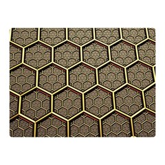 Texture Hexagon Pattern Double Sided Flano Blanket (mini)  by BangZart