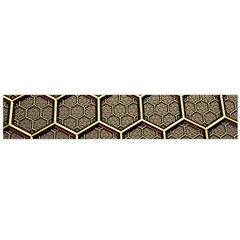 Texture Hexagon Pattern Flano Scarf (large) by BangZart