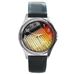 Technology Circuit Round Metal Watch by BangZart