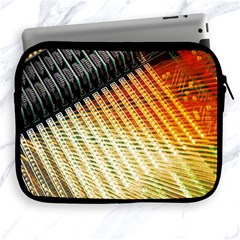 Technology Circuit Apple Ipad 2/3/4 Zipper Cases by BangZart