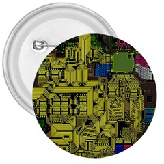 Technology Circuit Board 3  Buttons by BangZart