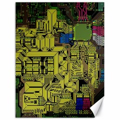 Technology Circuit Board Canvas 18  X 24   by BangZart