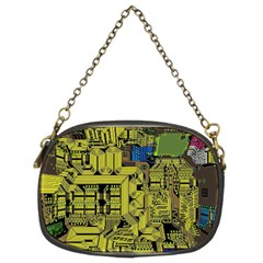 Technology Circuit Board Chain Purses (two Sides)  by BangZart