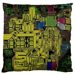 Technology Circuit Board Standard Flano Cushion Case (two Sides) by BangZart