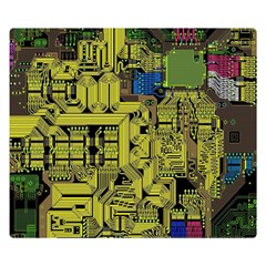 Technology Circuit Board Double Sided Flano Blanket (small)  by BangZart