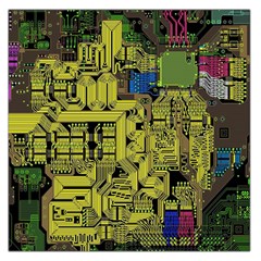 Technology Circuit Board Large Satin Scarf (square) by BangZart