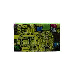 Technology Circuit Board Cosmetic Bag (xs) by BangZart