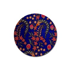 Texture Batik Fabric Magnet 3  (round) by BangZart