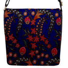 Texture Batik Fabric Flap Messenger Bag (s) by BangZart