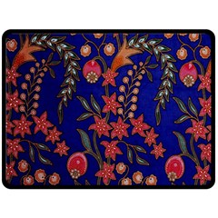 Texture Batik Fabric Double Sided Fleece Blanket (large)  by BangZart