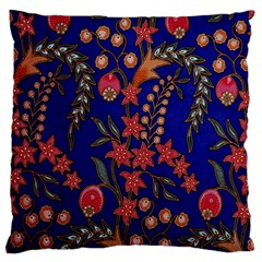 Texture Batik Fabric Large Flano Cushion Case (one Side) by BangZart