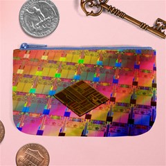 Technology Circuit Pentium Die Large Coin Purse by BangZart