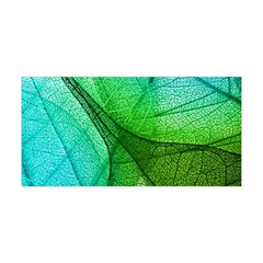 Sunlight Filtering Through Transparent Leaves Green Blue Yoga Headband by BangZart