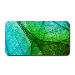 Sunlight Filtering Through Transparent Leaves Green Blue Medium Bar Mats by BangZart