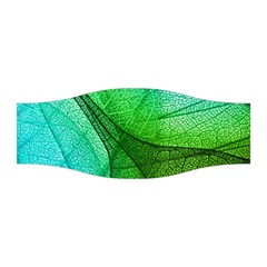 Sunlight Filtering Through Transparent Leaves Green Blue Stretchable Headband by BangZart