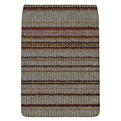 Stripy Knitted Wool Fabric Texture Flap Covers (s)  by BangZart