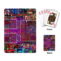 Technology Circuit Board Layout Pattern Playing Card by BangZart