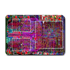 Technology Circuit Board Layout Pattern Small Doormat  by BangZart