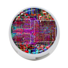 Technology Circuit Board Layout Pattern 4-port Usb Hub (one Side) by BangZart