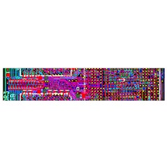 Technology Circuit Board Layout Pattern Flano Scarf (small) by BangZart