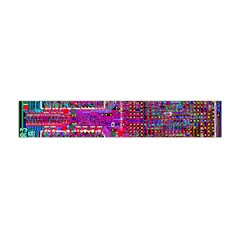 Technology Circuit Board Layout Pattern Flano Scarf (mini) by BangZart