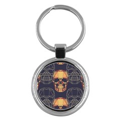 Skull Pattern Key Chains (round)  by BangZart