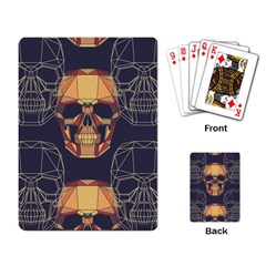 Skull Pattern Playing Card by BangZart