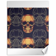 Skull Pattern Canvas 18  X 24   by BangZart