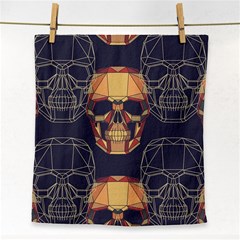 Skull Pattern Face Towel by BangZart