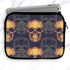 Skull Pattern Apple Ipad 2/3/4 Zipper Cases by BangZart