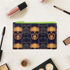 Skull Pattern Cosmetic Bag (xs) by BangZart