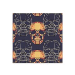 Skull Pattern Satin Bandana Scarf by BangZart