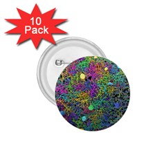 Starbursts Biploar Spring Colors Nature 1 75  Buttons (10 Pack) by BangZart