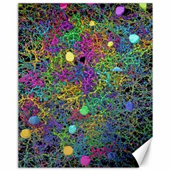 Starbursts Biploar Spring Colors Nature Canvas 16  X 20   by BangZart