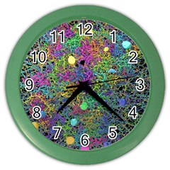 Starbursts Biploar Spring Colors Nature Color Wall Clocks by BangZart