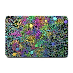 Starbursts Biploar Spring Colors Nature Small Doormat  by BangZart