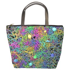 Starbursts Biploar Spring Colors Nature Bucket Bags by BangZart