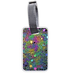 Starbursts Biploar Spring Colors Nature Luggage Tags (one Side)  by BangZart