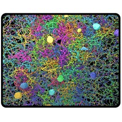 Starbursts Biploar Spring Colors Nature Double Sided Fleece Blanket (medium)  by BangZart