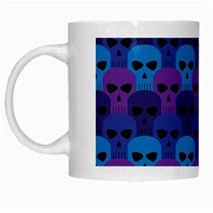 Skull Pattern Wallpaper White Mugs by BangZart