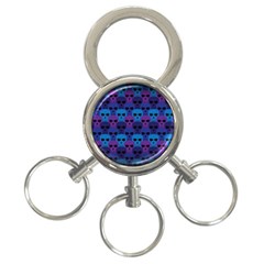 Skull Pattern Wallpaper 3-ring Key Chains by BangZart