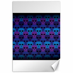 Skull Pattern Wallpaper Canvas 20  X 30   by BangZart